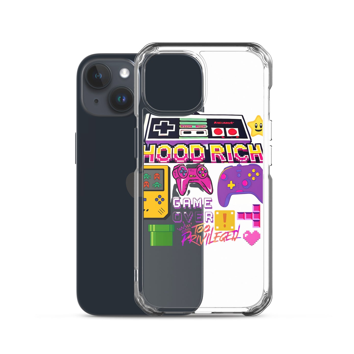 90s Gamer Clear Case for iPhone®