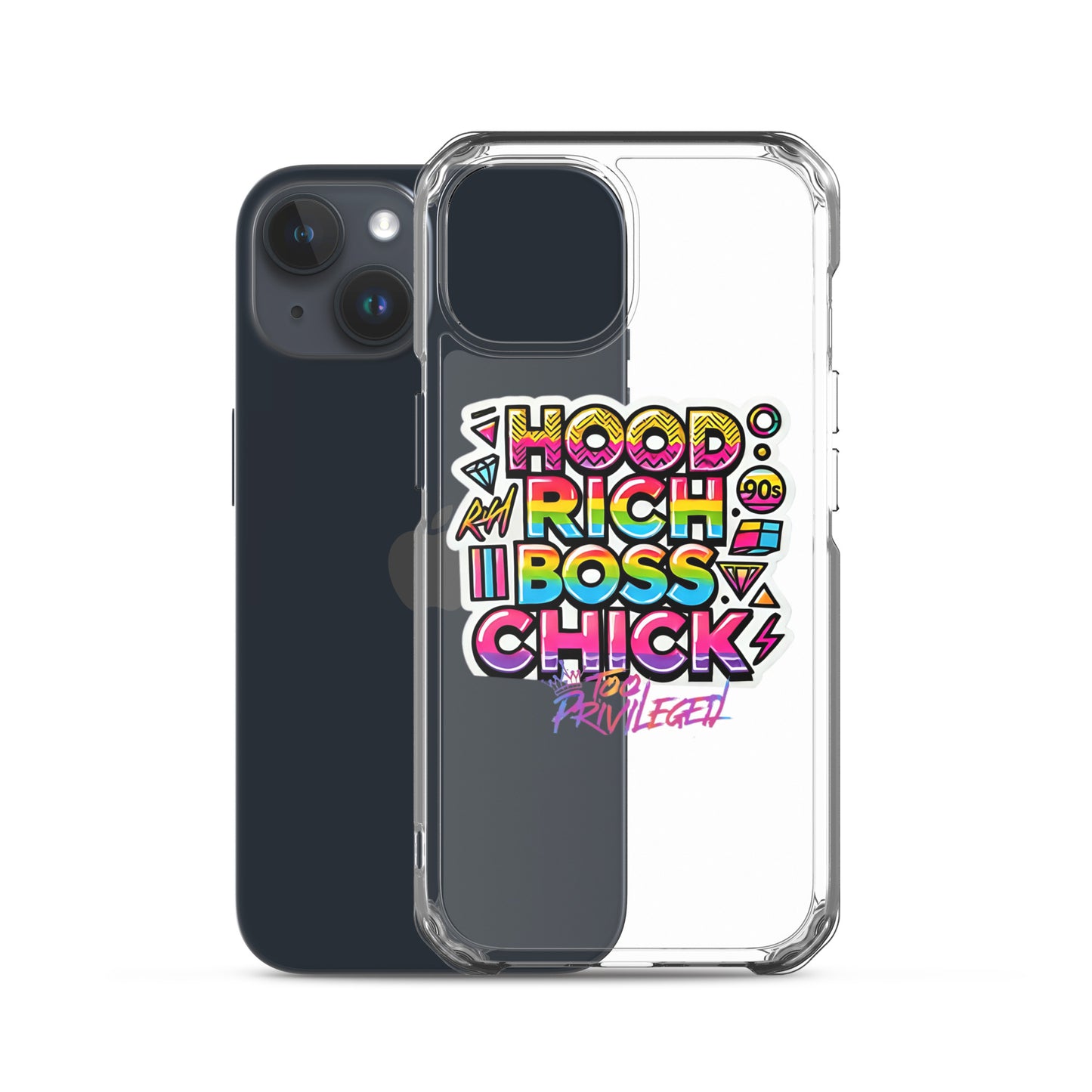 90s Rich Heroes Clear Case for iPhone®