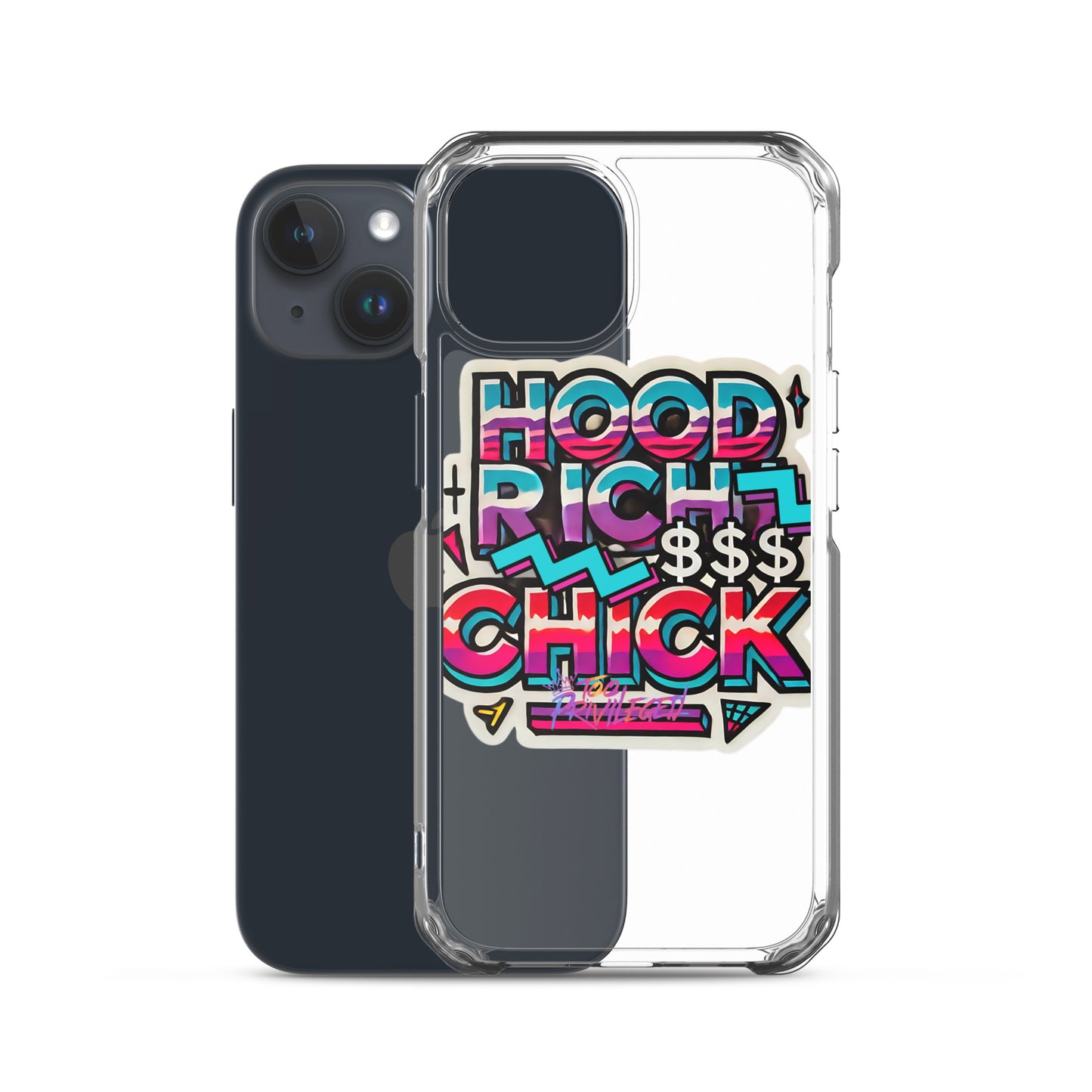 90s Flair Clear Case for iPhone®