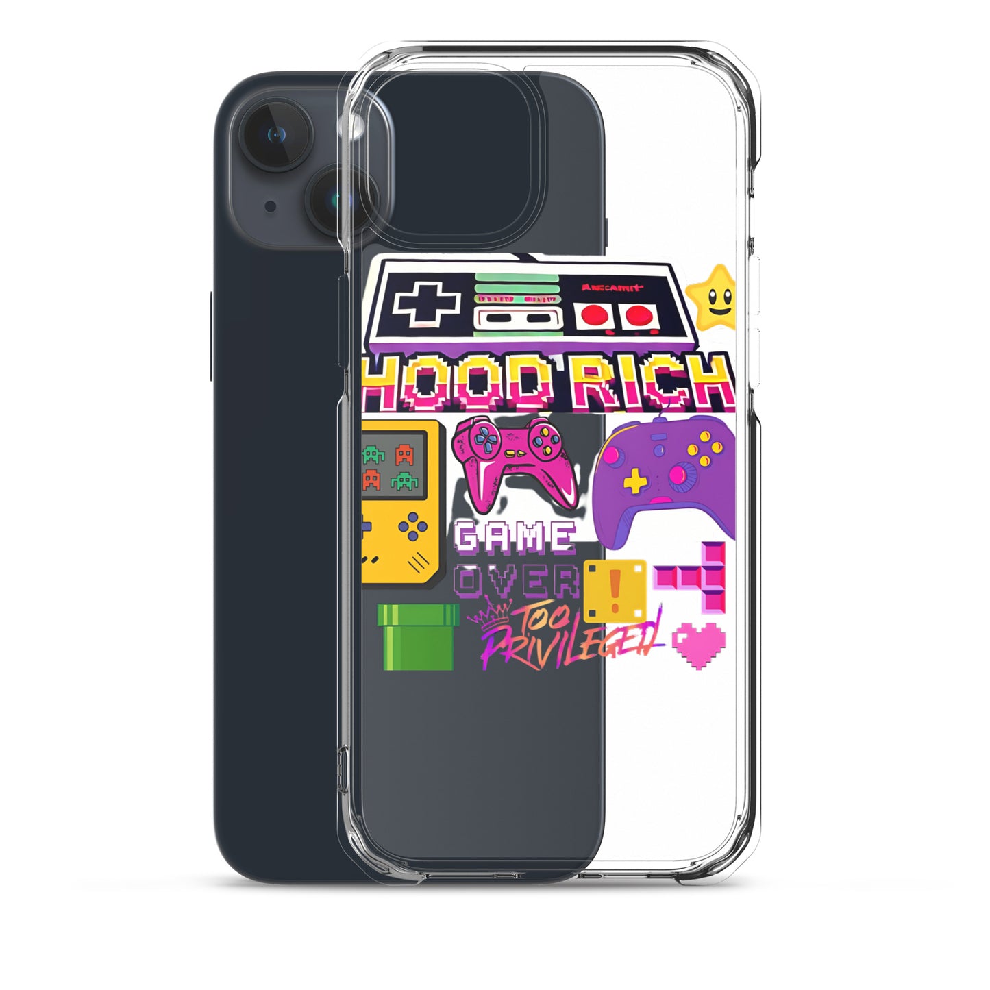 90s Gamer Clear Case for iPhone®