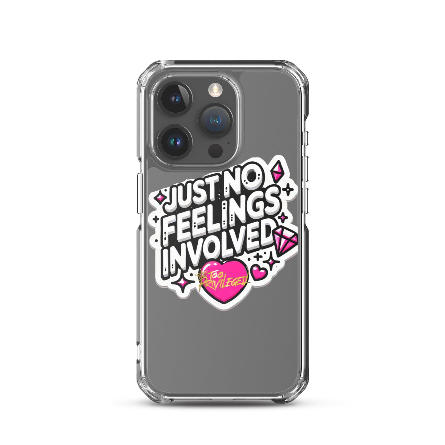 NO Feelings Clear Case for iPhone®