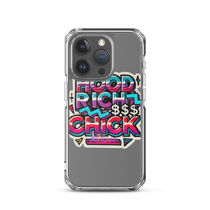 90s Flair Clear Case for iPhone®