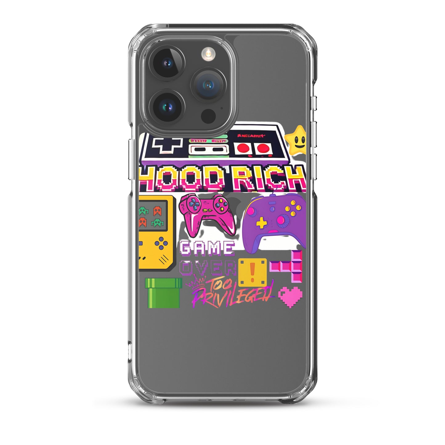 90s Gamer Clear Case for iPhone®