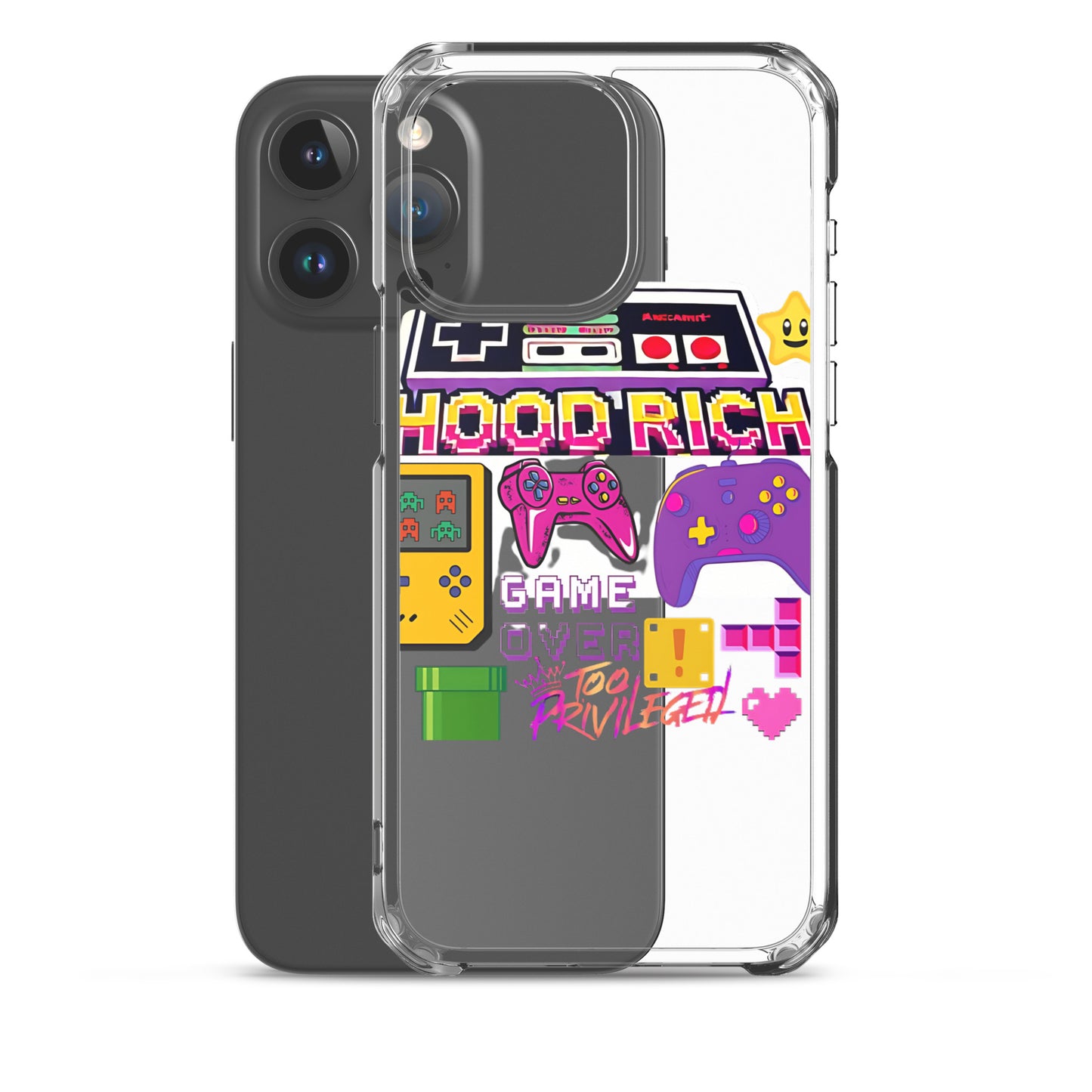 90s Gamer Clear Case for iPhone®