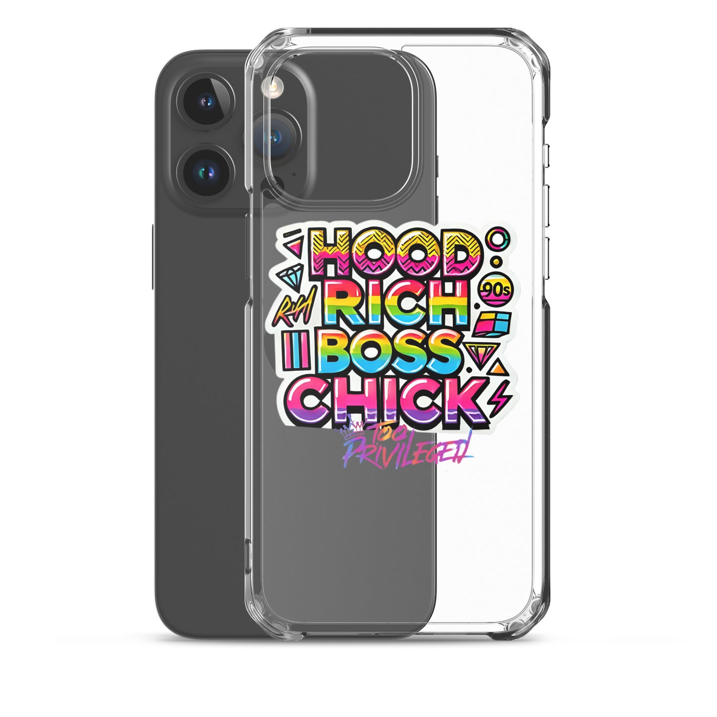 90s Rich Heroes Clear Case for iPhone®