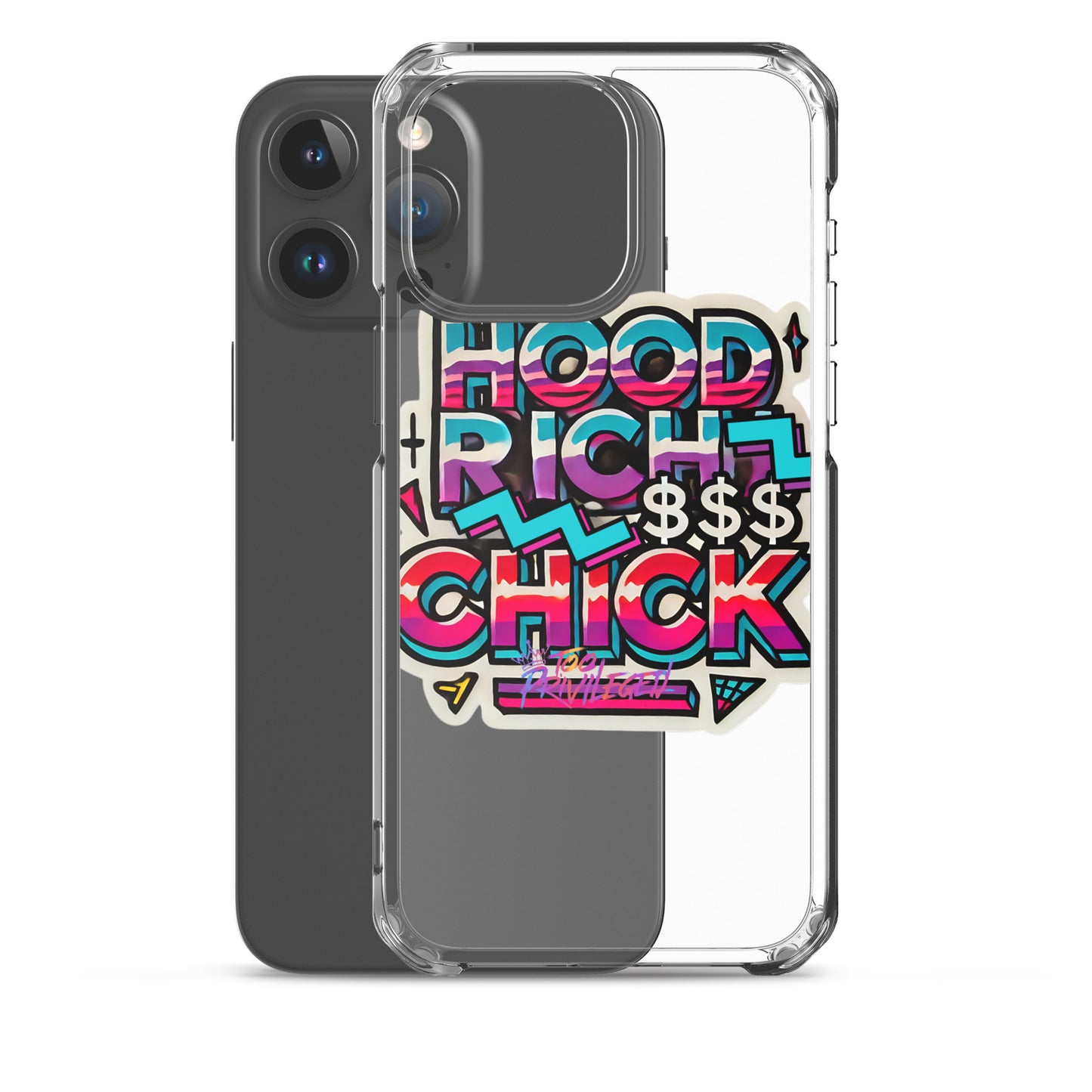 90s Flair Clear Case for iPhone®