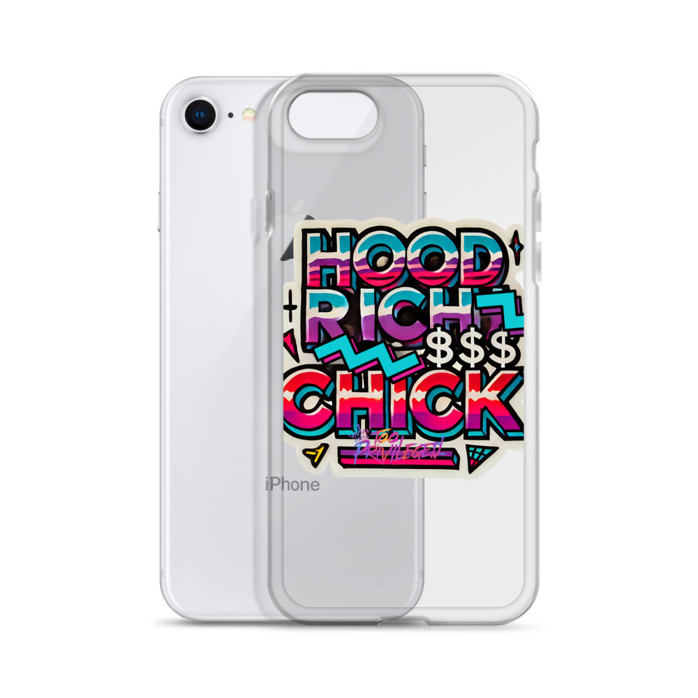 90s Flair Clear Case for iPhone®