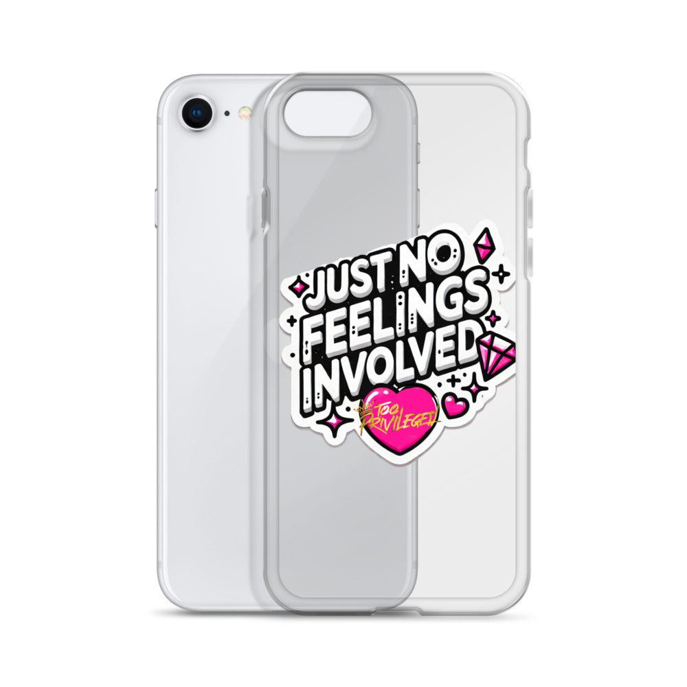 NO Feelings Clear Case for iPhone®