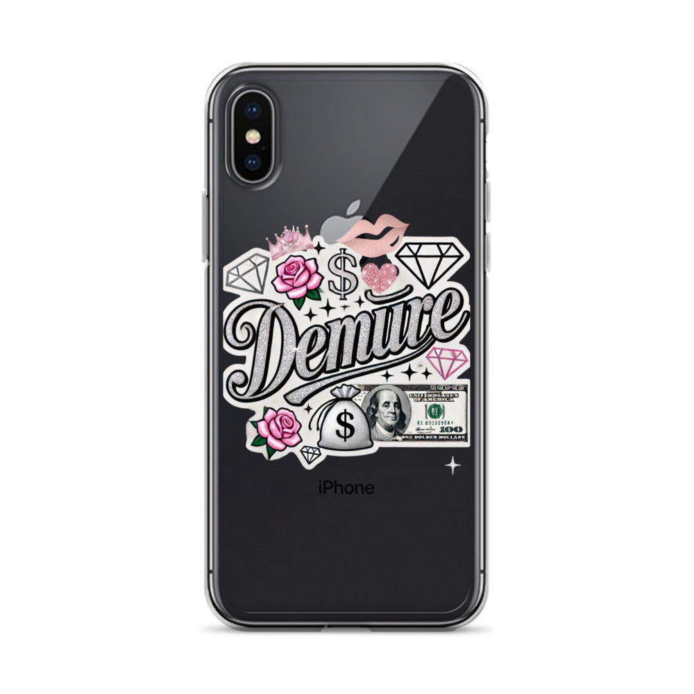 Demure Clear Case for iPhone®