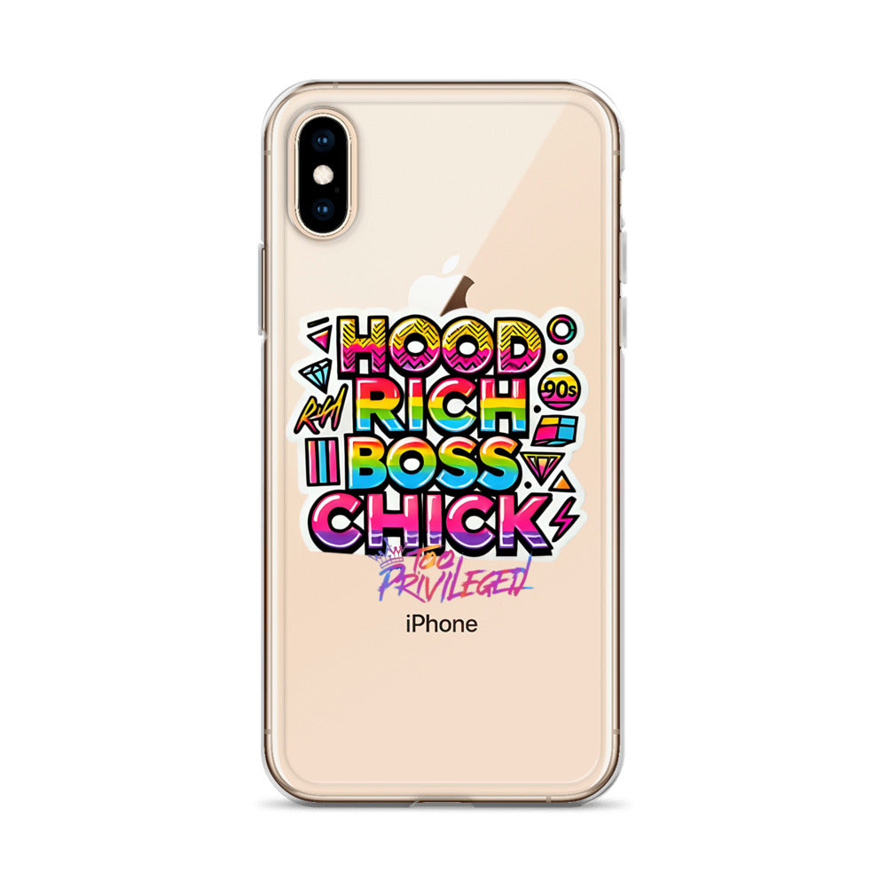 90s Rich Heroes Clear Case for iPhone®