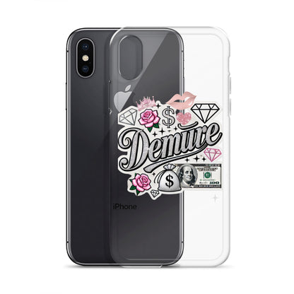 Demure Clear Case for iPhone®