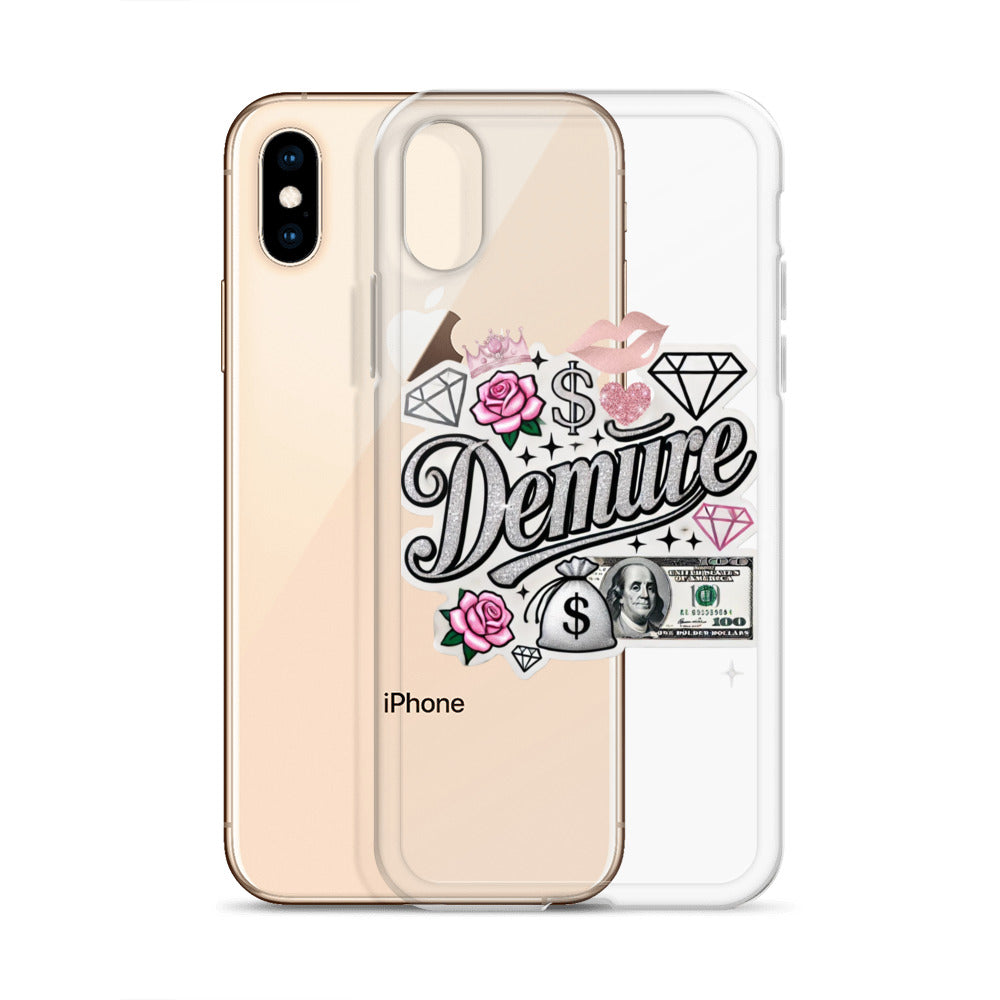 Demure Clear Case for iPhone®