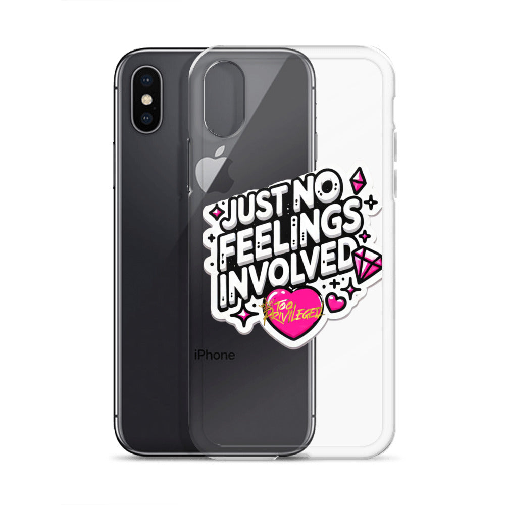 NO Feelings Clear Case for iPhone®