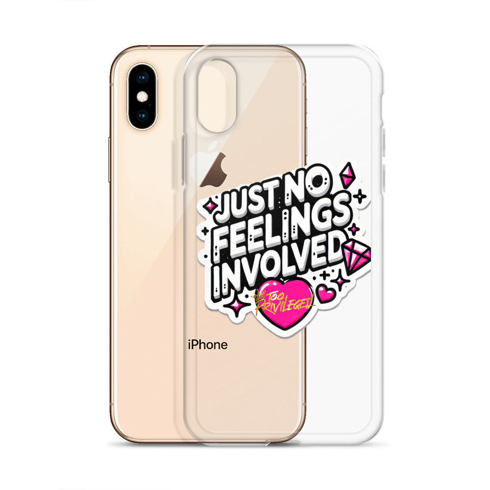 NO Feelings Clear Case for iPhone®