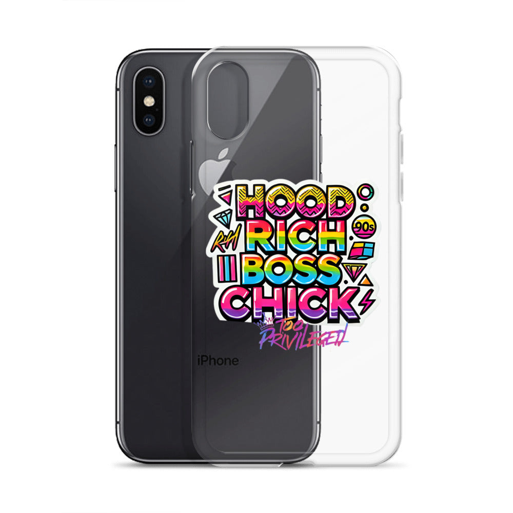 90s Rich Heroes Clear Case for iPhone®