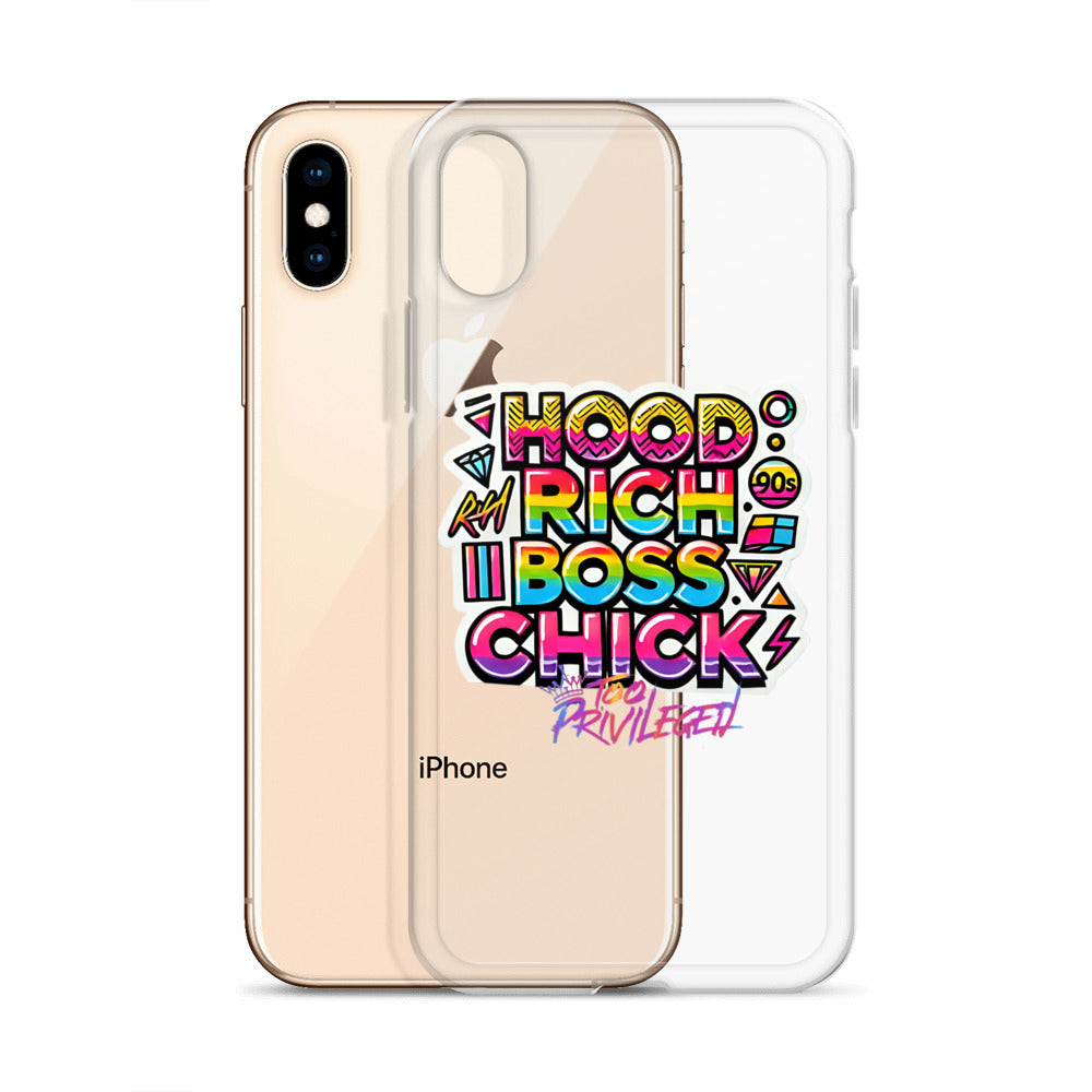 90s Rich Heroes Clear Case for iPhone®