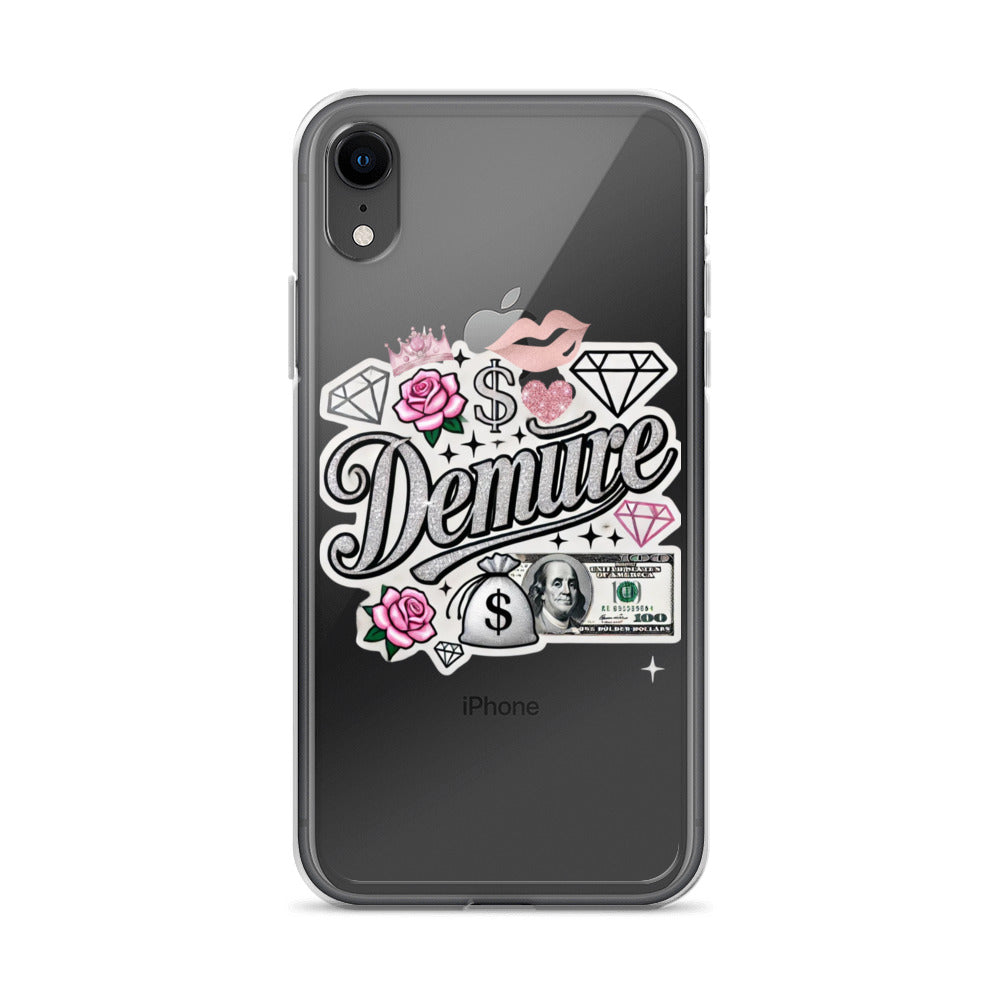 Demure Clear Case for iPhone®