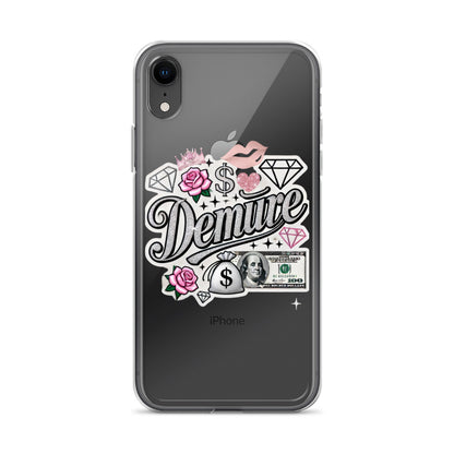 Demure Clear Case for iPhone®