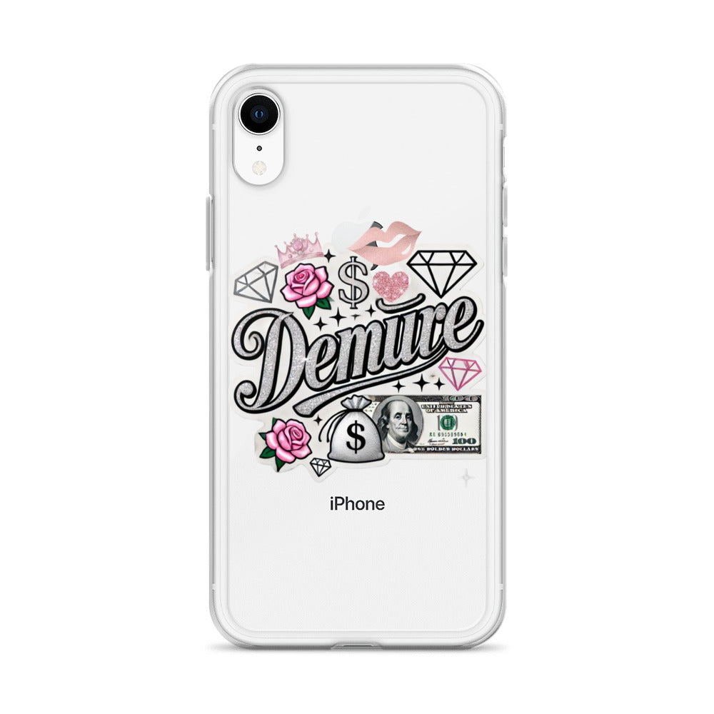 Demure Clear Case for iPhone®