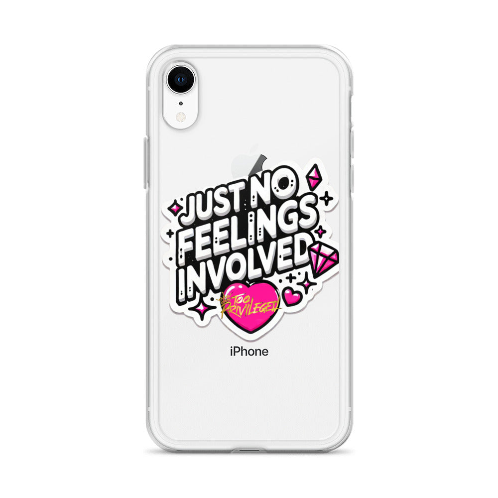 NO Feelings Clear Case for iPhone®