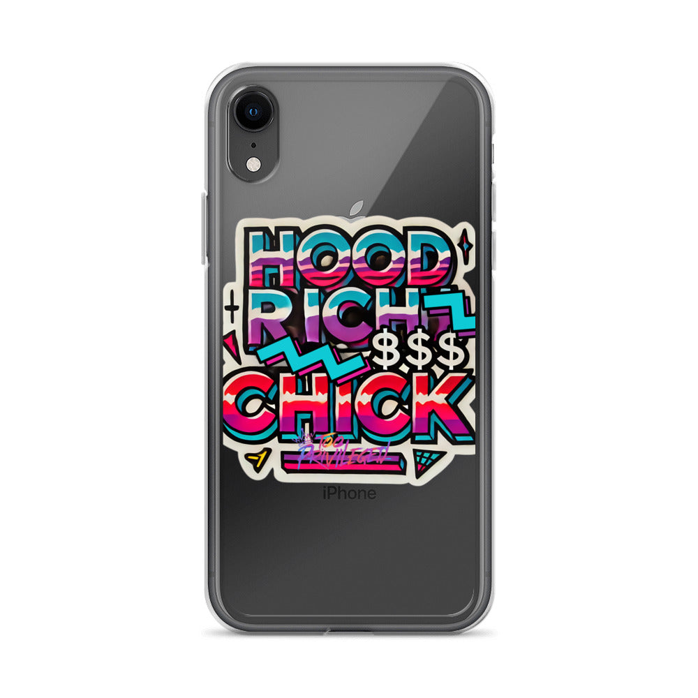 90s Flair Clear Case for iPhone®