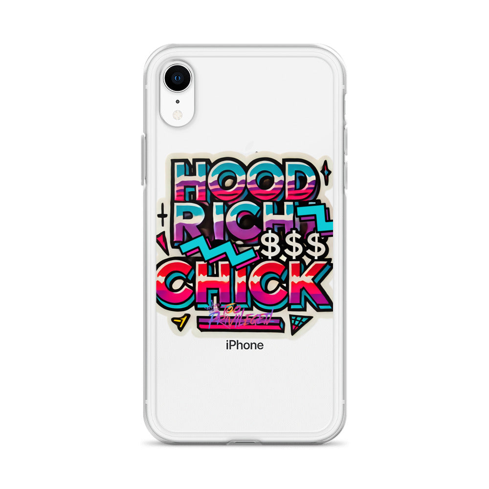 90s Flair Clear Case for iPhone®