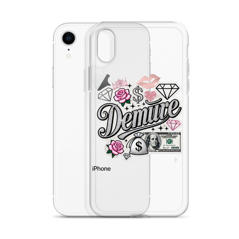 Demure Clear Case for iPhone®