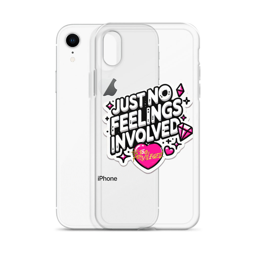 NO Feelings Clear Case for iPhone®