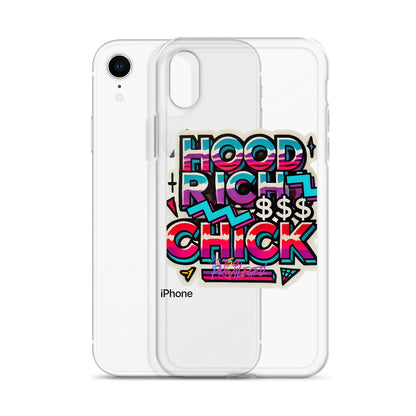 90s Flair Clear Case for iPhone®