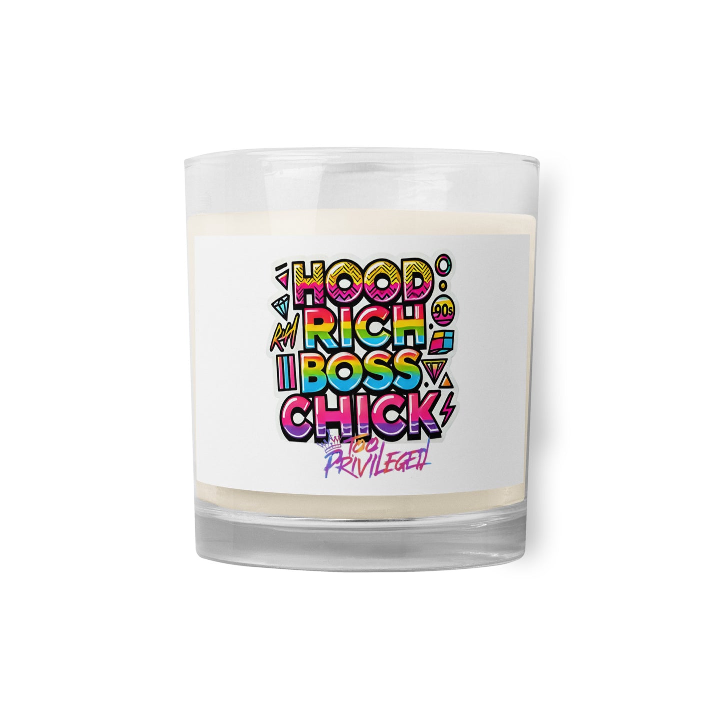 90s Rich Heroes Glass Jar Soy Wax Candle