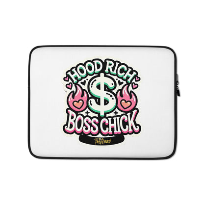 HRBC Pink Flames Laptop Sleeve