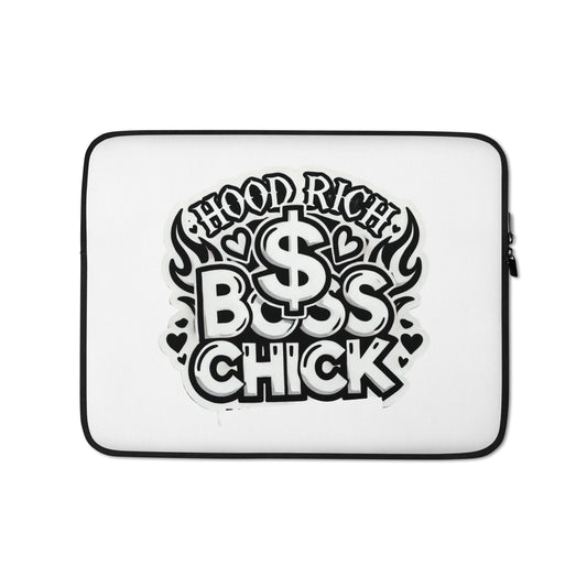 HRBC Black/White Laptop Sleeve