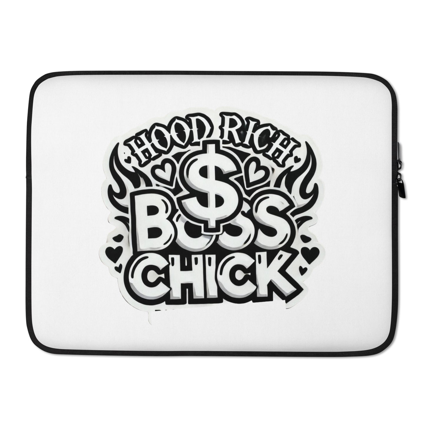 HRBC Black/White Laptop Sleeve