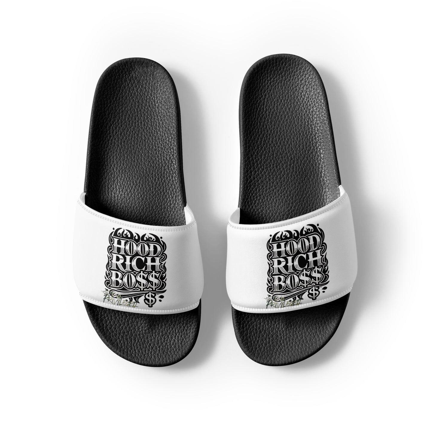 HRB Silver Men’s Slides