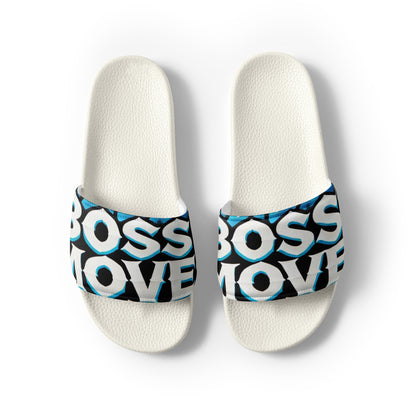 Boss Moves Blue/White Men’s Slides