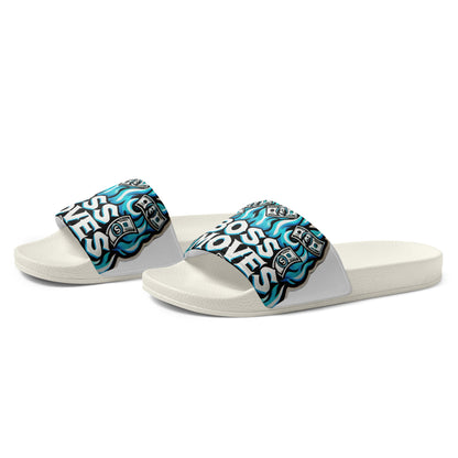 Boss Moves White Bills Men’s Slides