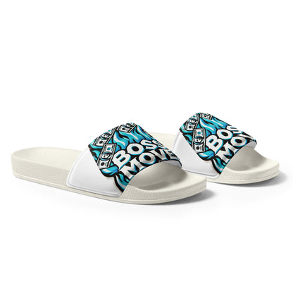 Boss Moves White Bills Men’s Slides