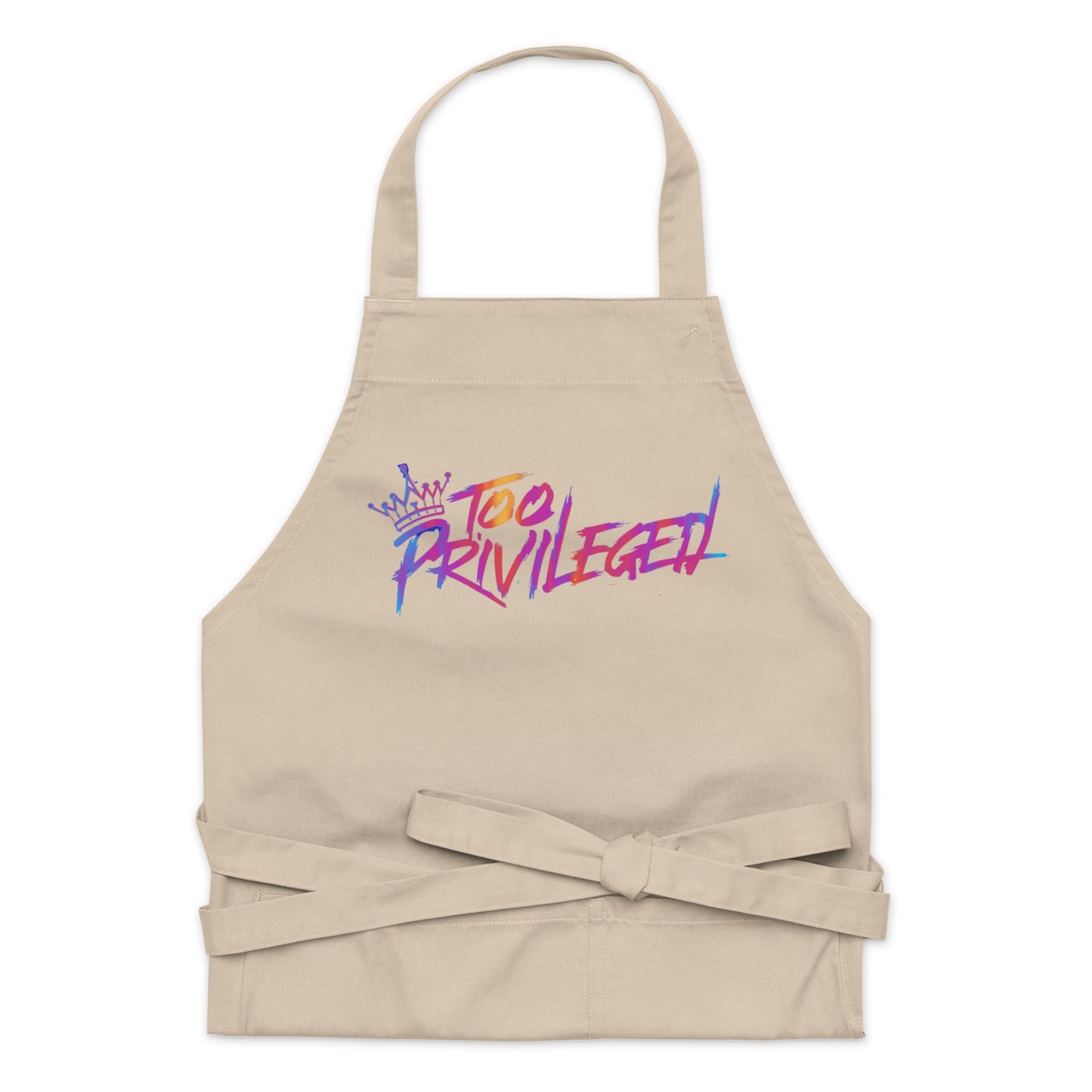 Multi Colored Signature Organic Cotton Apron