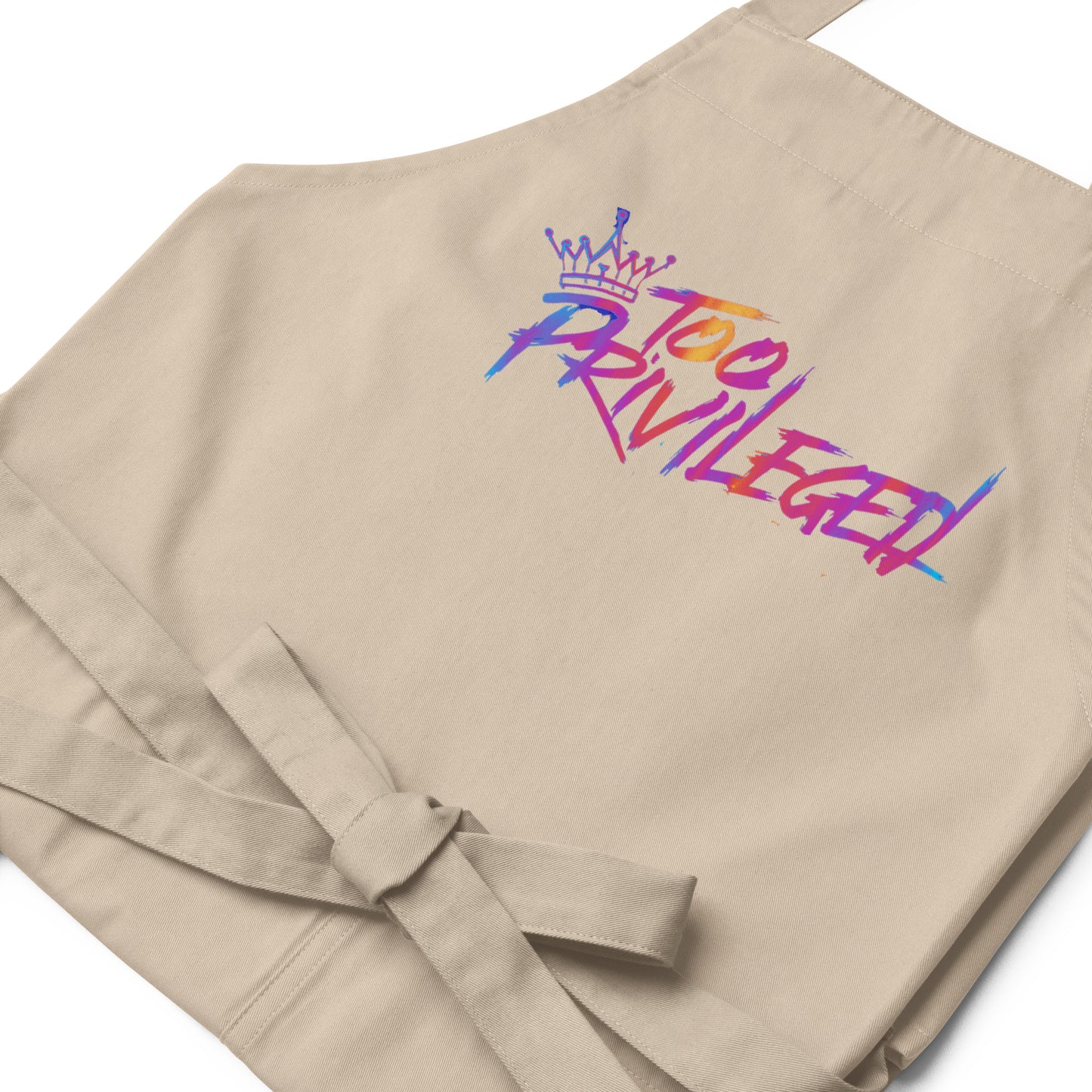 Multi Colored Signature Organic Cotton Apron