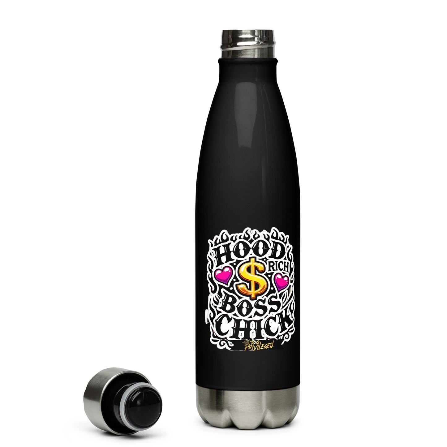 HRBC Gold $ Stainless Steel Water Bottle