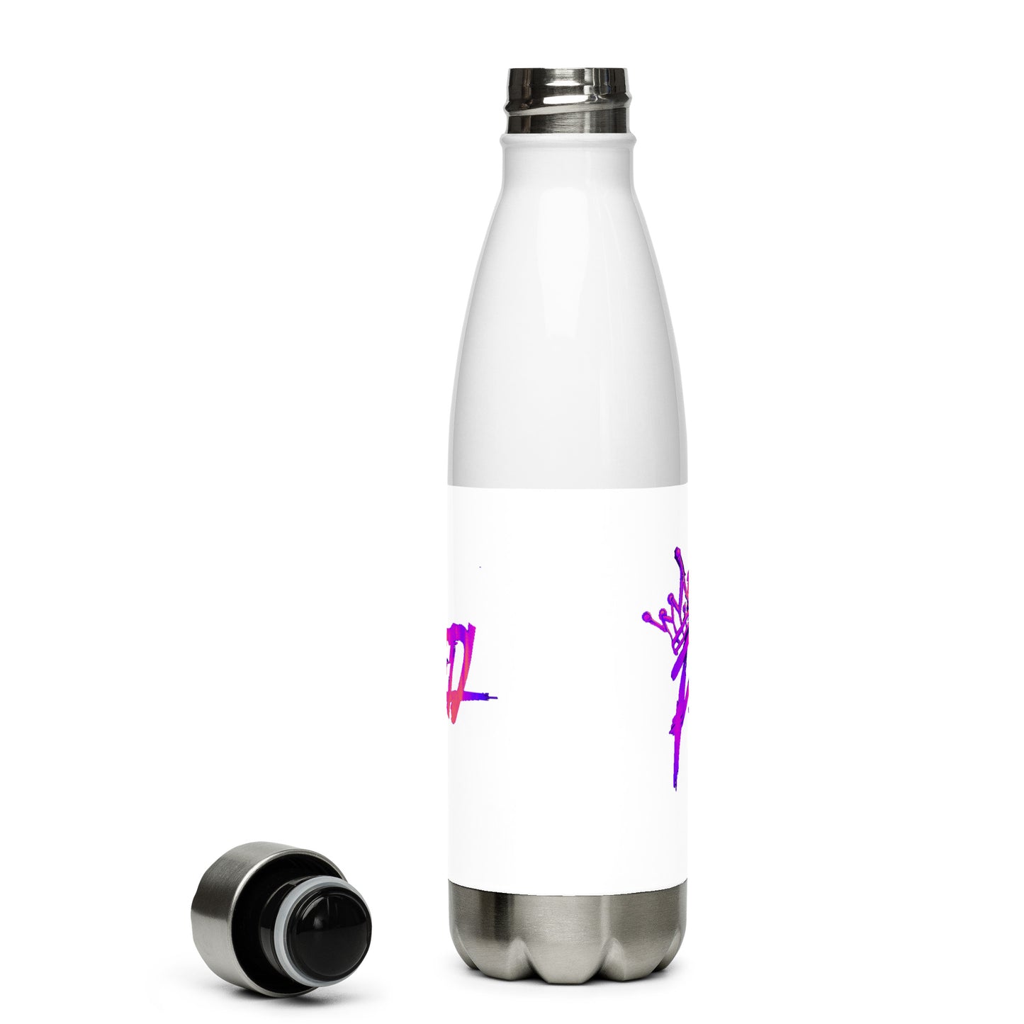 Pink/Orange Signature Stainless Steel Water Bottle