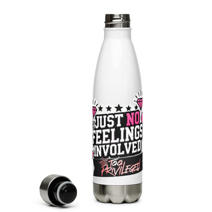 NO Feelings Stainless Steel Water Bottle