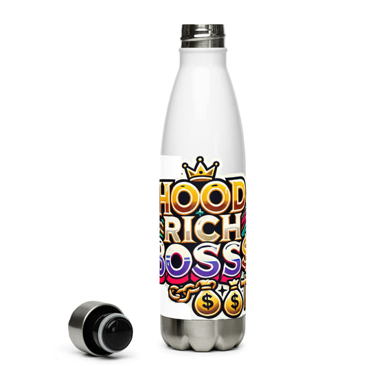 HRB Cross Stainless Steel Water Bottle