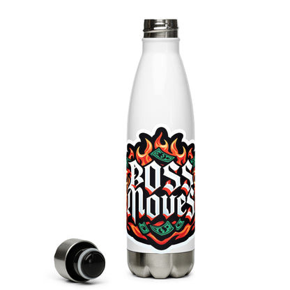 Boss Moves Green Bills Stainless Steel Water Bottle