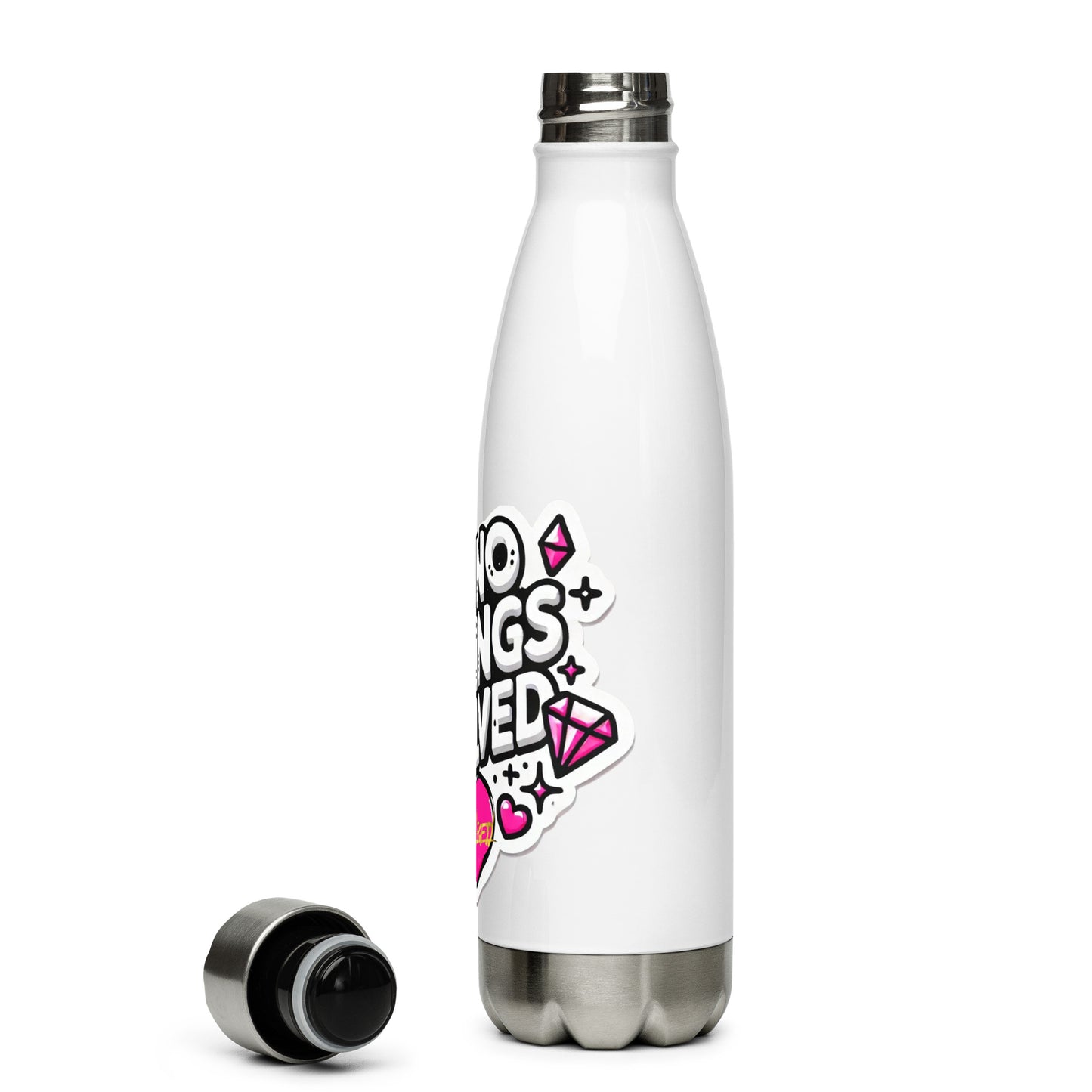 NO Feelings II Stainless Steel Water Bottle