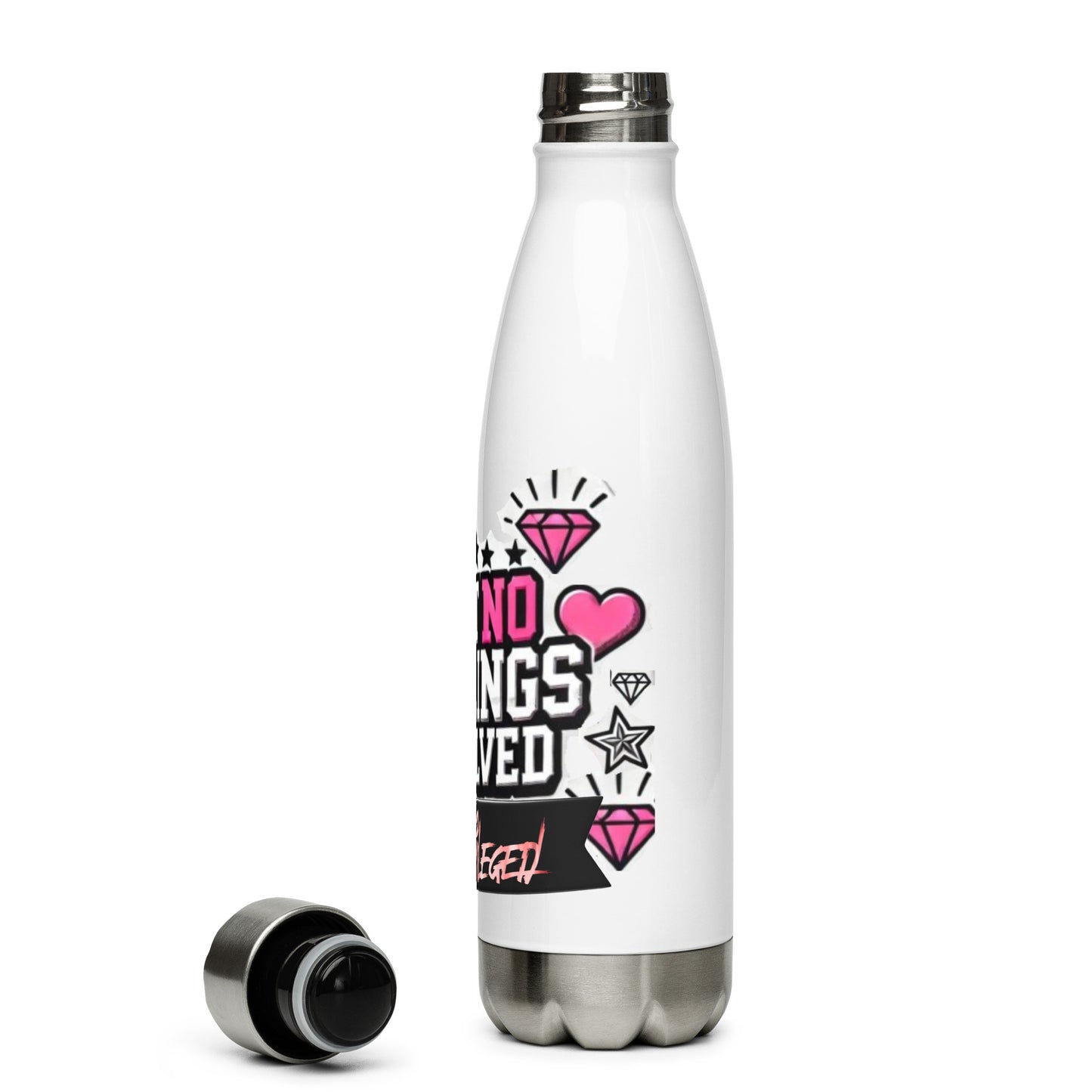 NO Feelings Stainless Steel Water Bottle