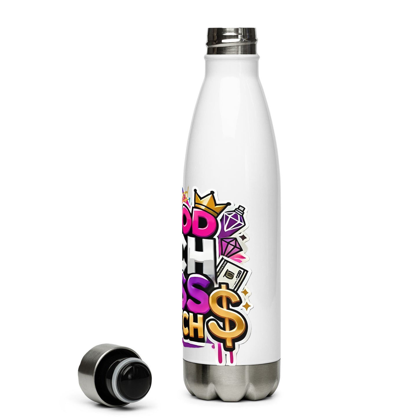 HRBB Gold $ Stainless Steel Water Bottle