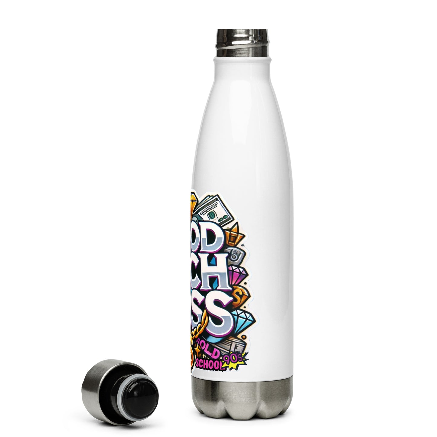 HRB Gold $ Stainless Steel Water Bottle