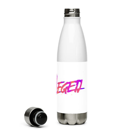 Pink/Orange Signature Stainless Steel Water Bottle