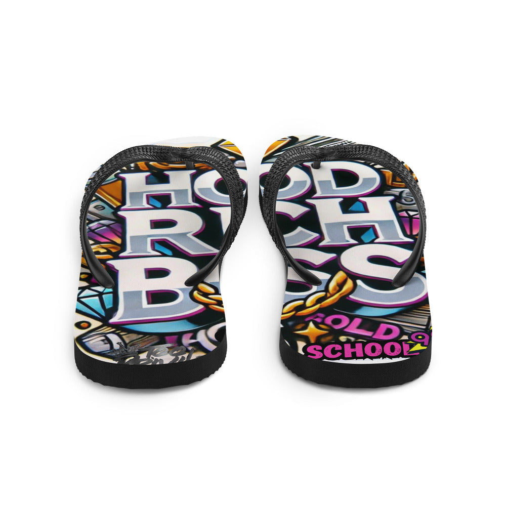 HRB Gold Flip-Flops